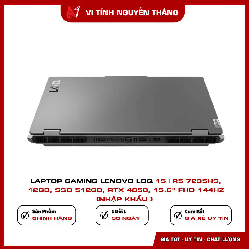 Laptop Lenovo LOQ 15 RAM 12GB SSD 512GB PCIe 4.0