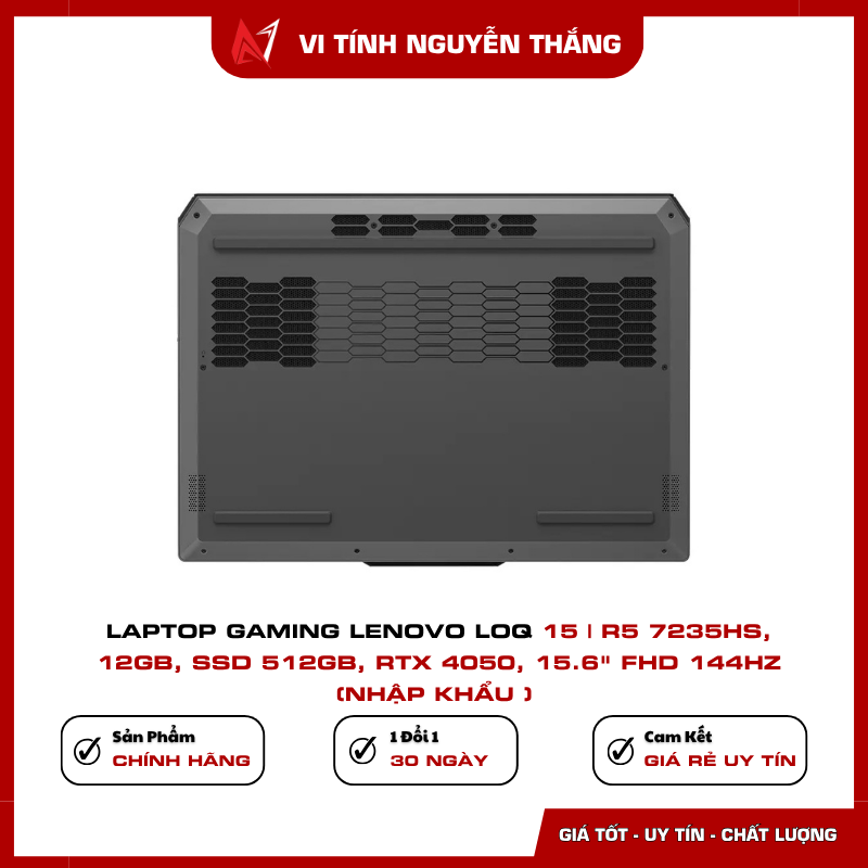 Laptop Lenovo LOQ 15 phù hợp gaming học tập và làm việc