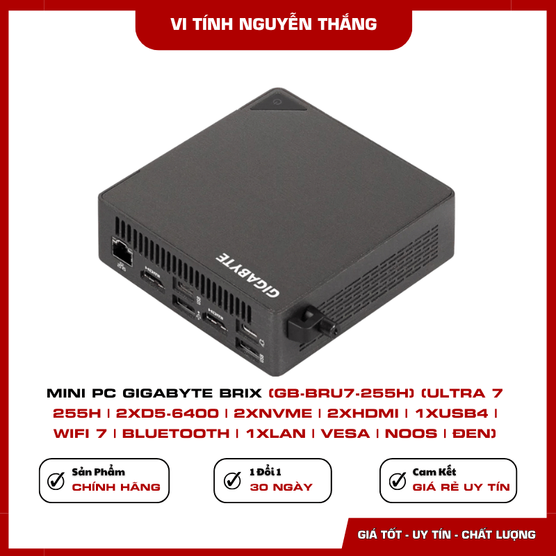 Mini PC GIGABYTE BRIX GB-BRU7-255H Ultra 7 255H