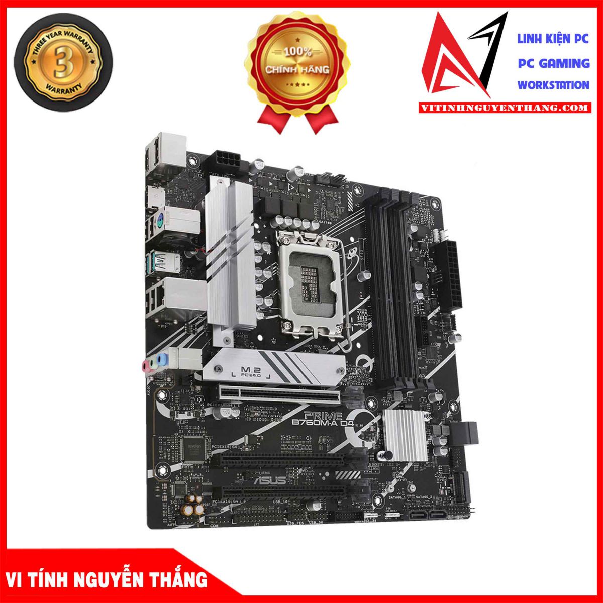 MAINBOARD ASUS PRIME B760M-A DDR4 - VI TÍNH NGUYỄN THẮNG