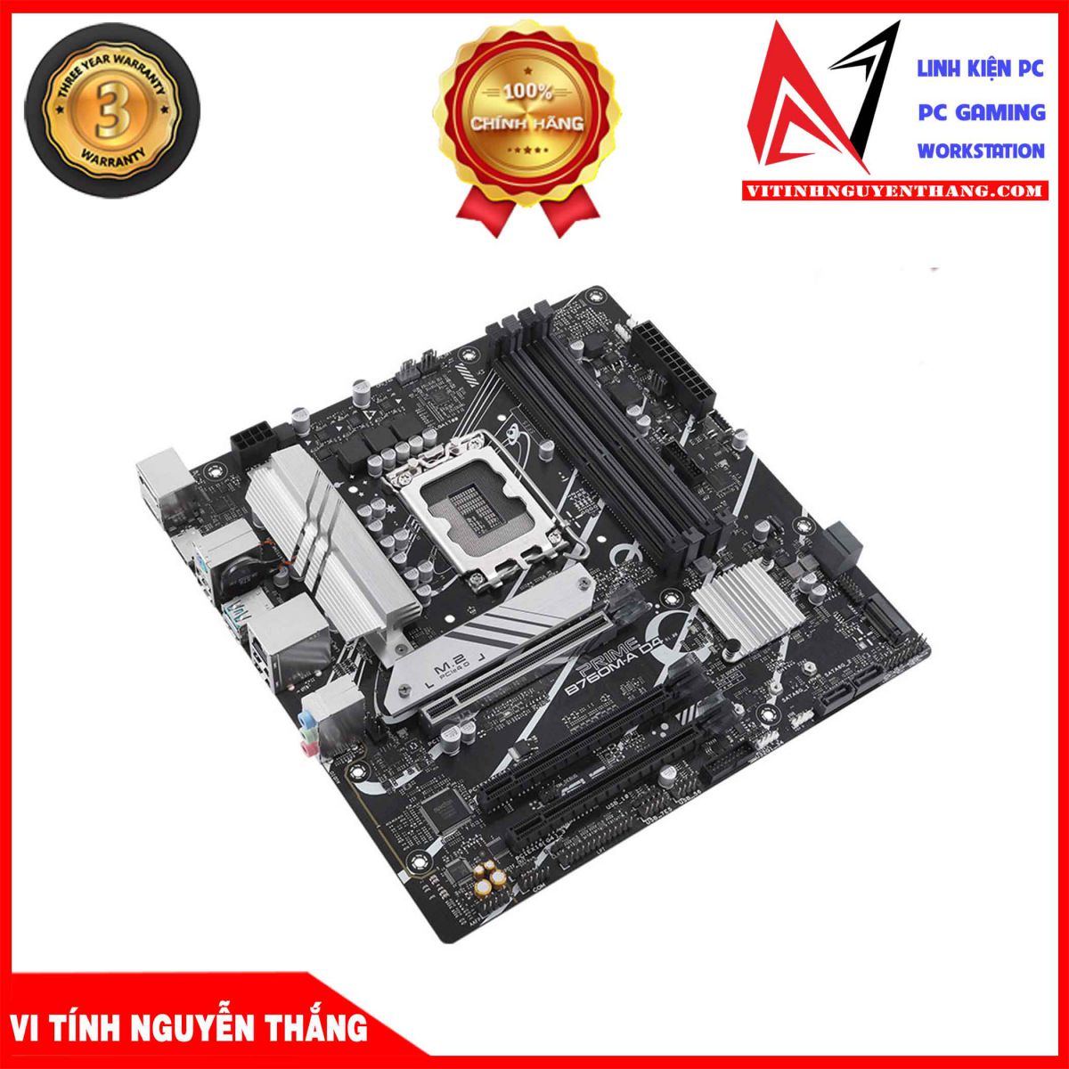 MAINBOARD ASUS PRIME B760M-A DDR4 - VI TÍNH NGUYỄN THẮNG