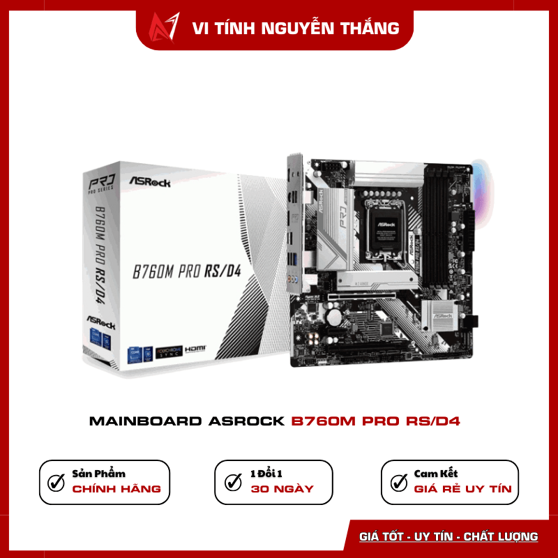 Mainboard ASRock B760M Pro RS/D4