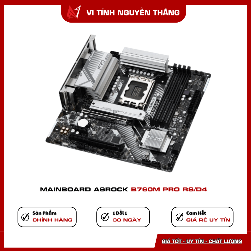 Mainboard ASRock B760M Pro RS/D4 DDR4