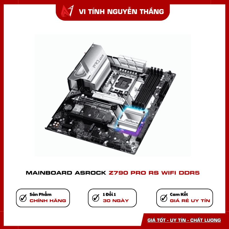 ASRock Z790 Pro RS WiFi DDR5 khe RAM DDR5