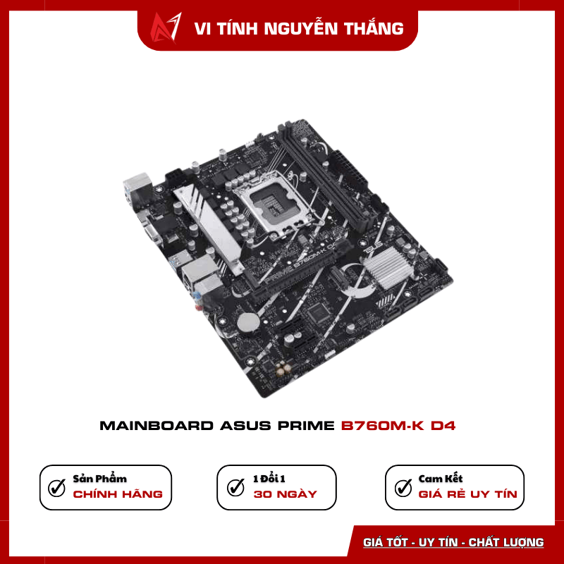 Mainboard ASUS PRIME B760M-K D4 cổng kết nối