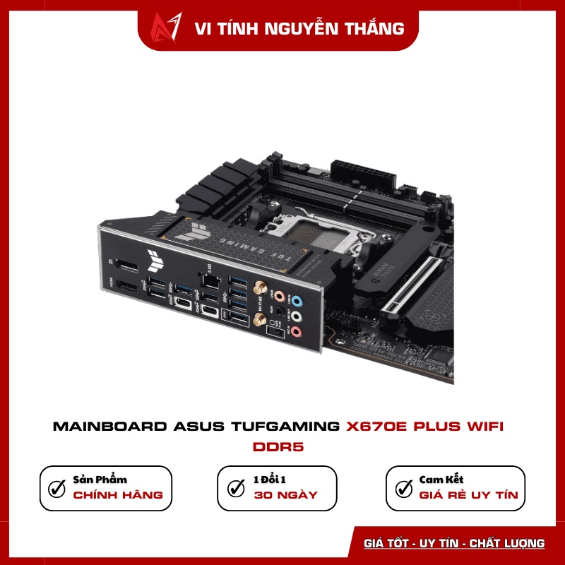 Thiết kế ASUS TUF Gaming X670E-PLUS WIFI