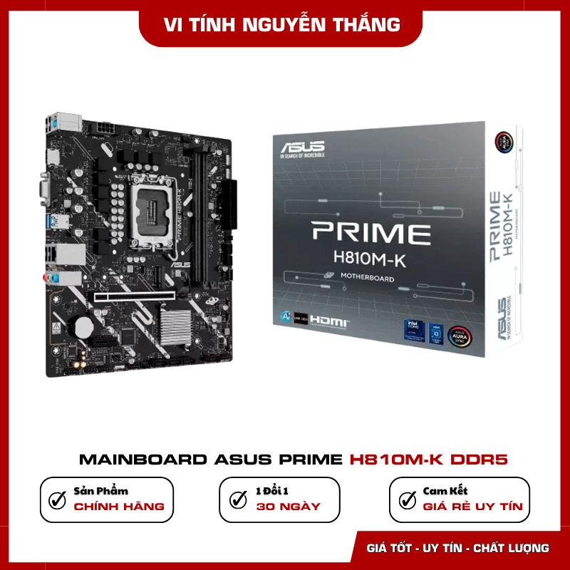 Mainboard ASUS PRIME H810M-K DDR5 socket LGA1851