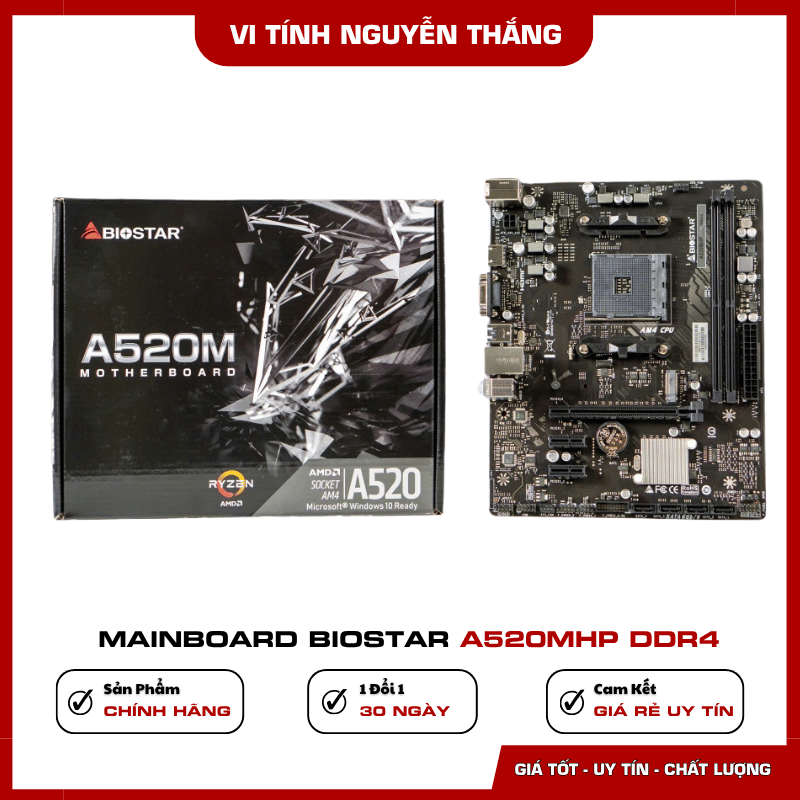 Mainboard Biostar A520MHP DDR4 socket AM4