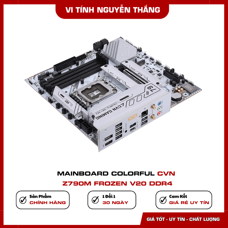 Khe M2 và PCIe Mainboard Colorful CVN Z790M FROZEN V20 DDR4