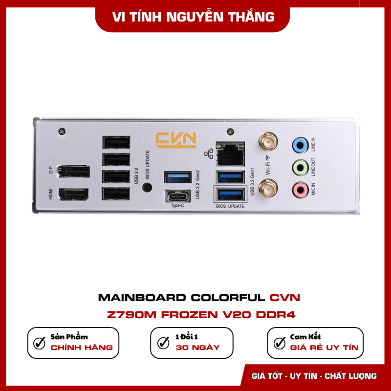 Hệ thống cấp điện Mainboard Colorful CVN Z790M FROZEN V20 DDR4
