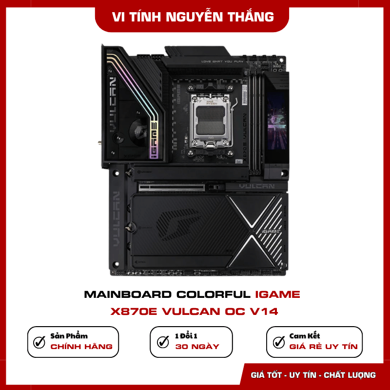 Mainboard Colorful iGame X870E VULCAN OC V14 AMD X870E Mainboard Colorful iGame X870E VULCAN OC V14 chipset AMD X870E
