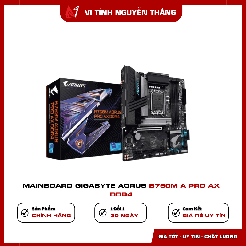 Mainboard Gigabyte AORUS B760M A PRO AX DDR4