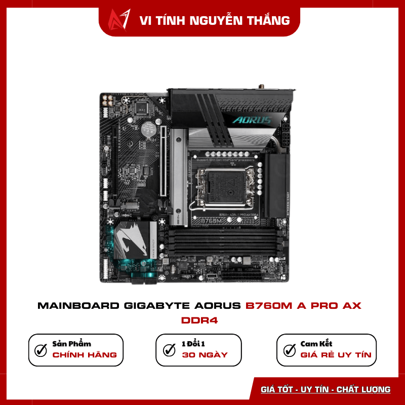 Mainboard Gigabyte AORUS B760M A PRO AX DDR4