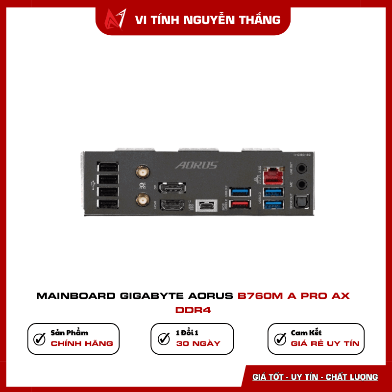 Mainboard Gigabyte AORUS B760M A PRO AX DDR4