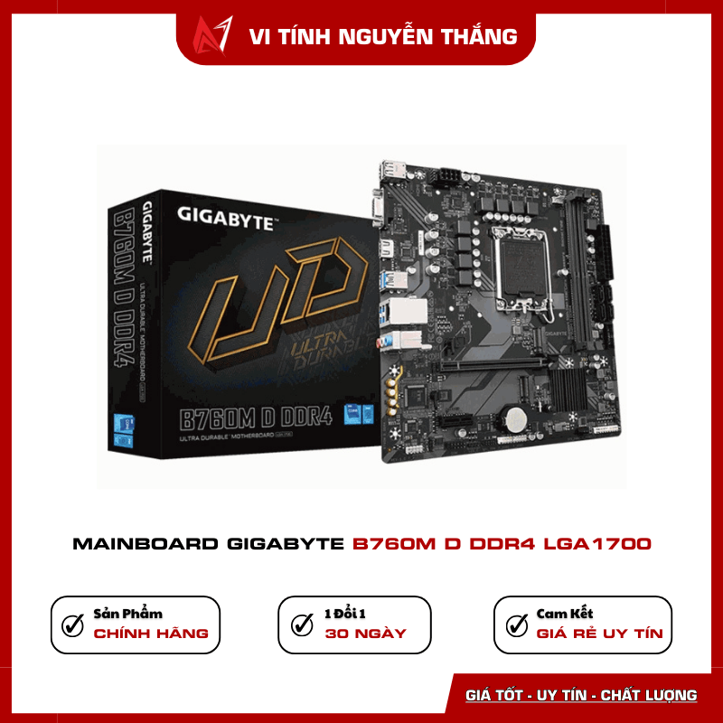 Mainboard Gigabyte B760M D DDR4 LGA1700