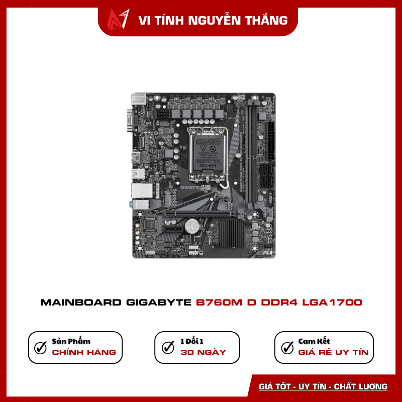 Mainboard Gigabyte B760M D DDR4 LGA1700