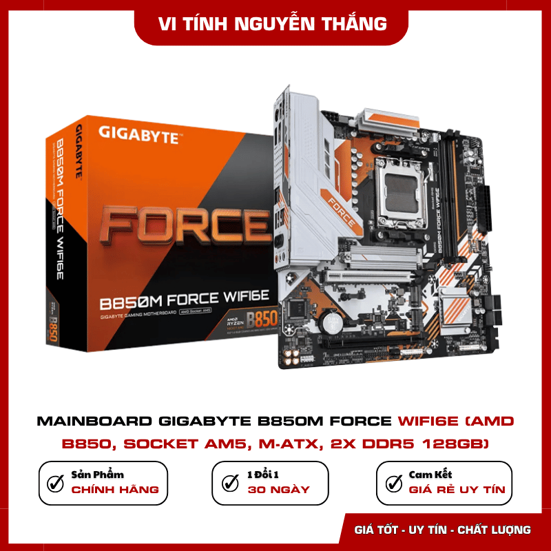 Thiết kế VRM Mainboard Gigabyte B850M FORCE WIFI6E
