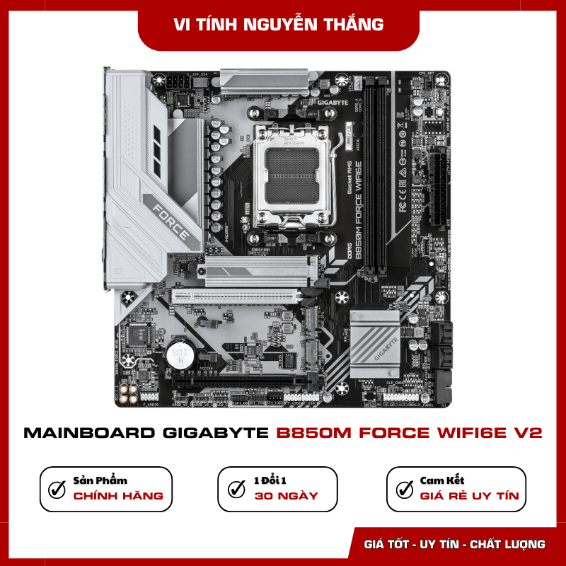 Cổng kết nối Mainboard Gigabyte B850M FORCE WIFI6E V2