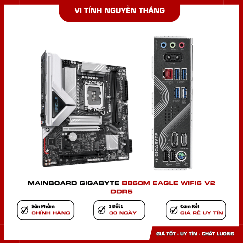 Tính năng EZ-Latch và Q-Flash Plus của Gigabyte B860M Eagle WiFi6 V2