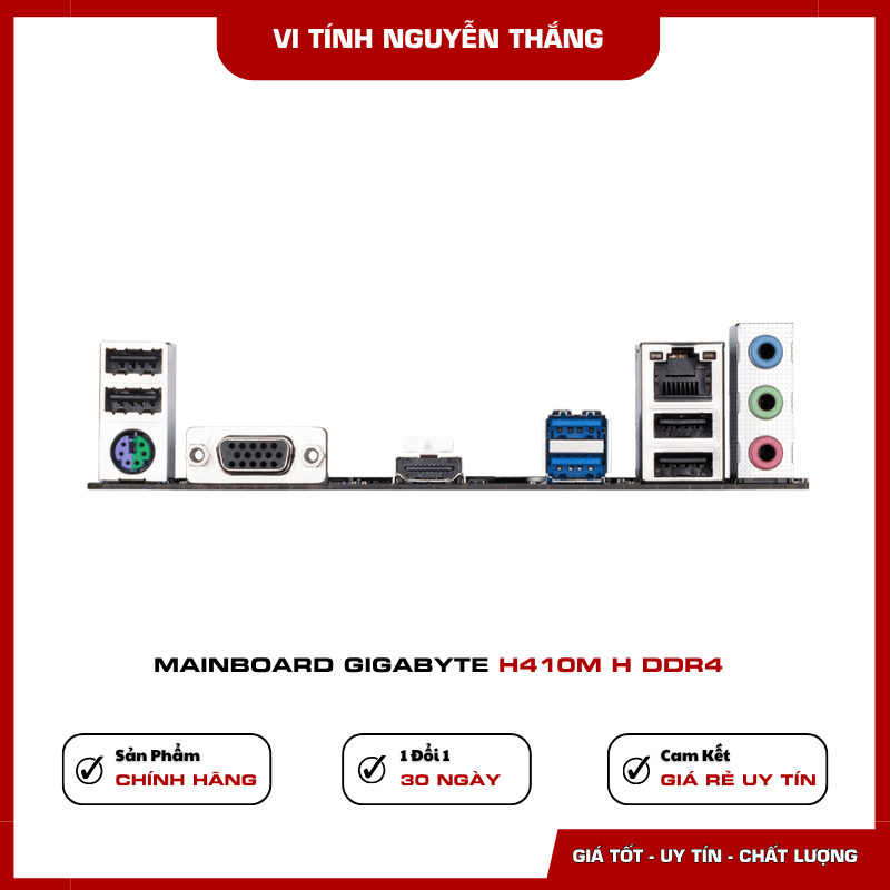 Mainboard Gigabyte H410M H DDR4 chuẩn Micro ATX