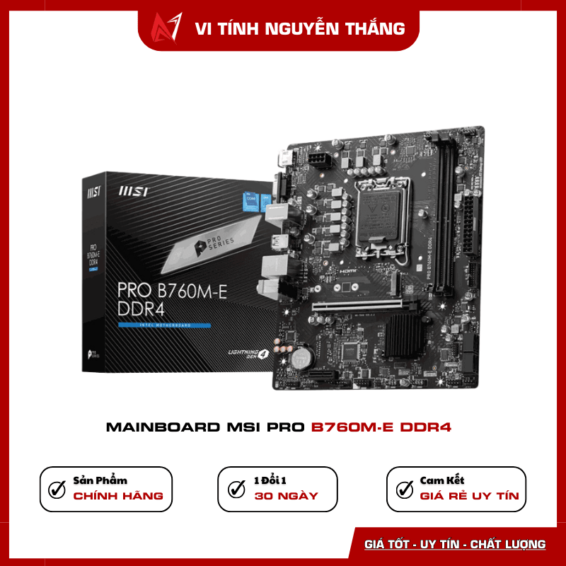 Mainboard MSI PRO B760M-E DDR4