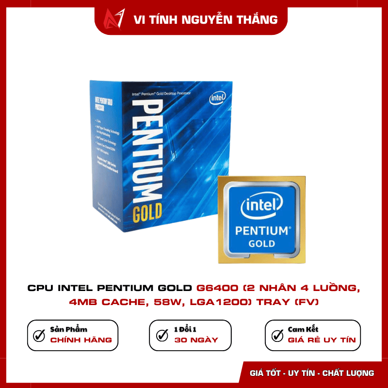 CPU Intel Pentium Gold G6400 socket LGA1200