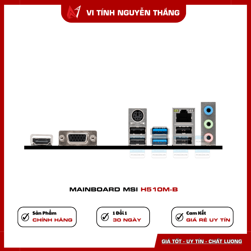 Mainboard MSI H510M-B cổng kết nối