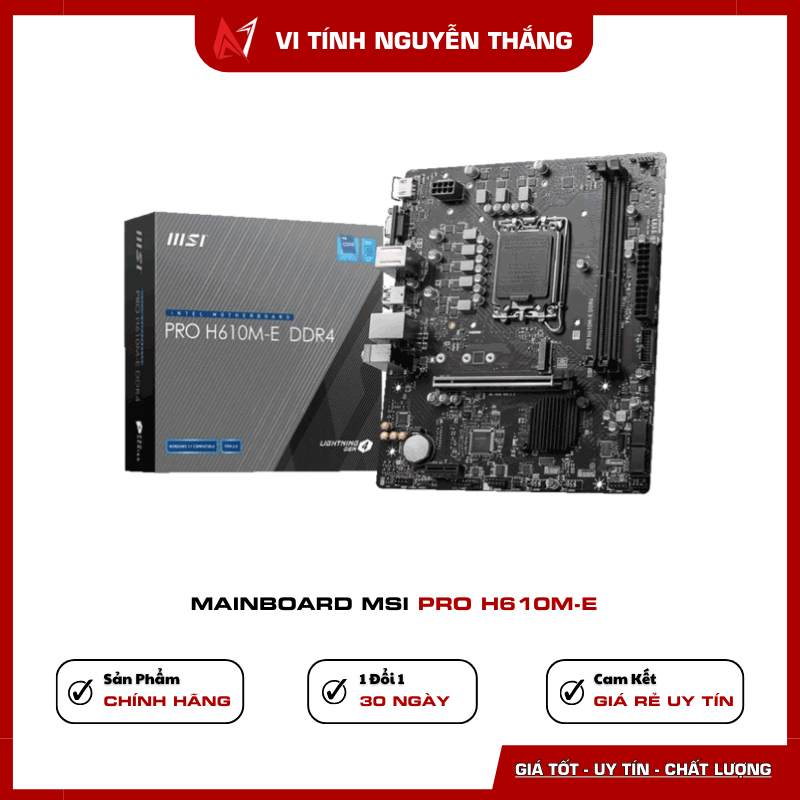 Mainboard MSI PRO H610M-E