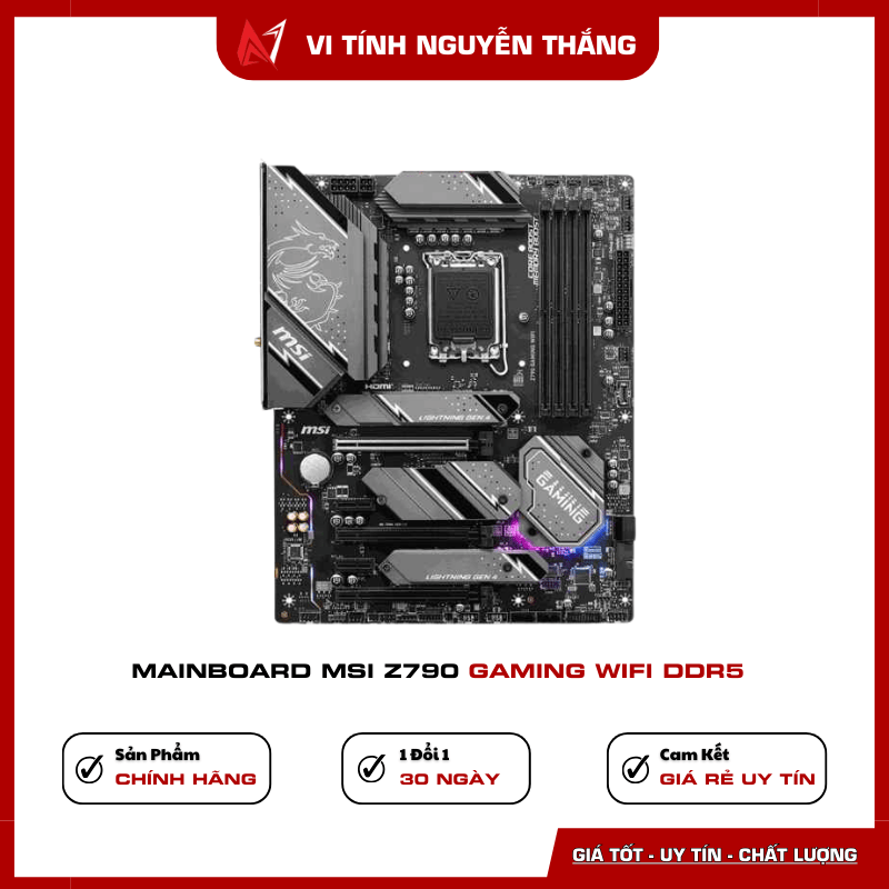 Mainboard MSI Z790 Gaming WiFi DDR5 tản nhiệt