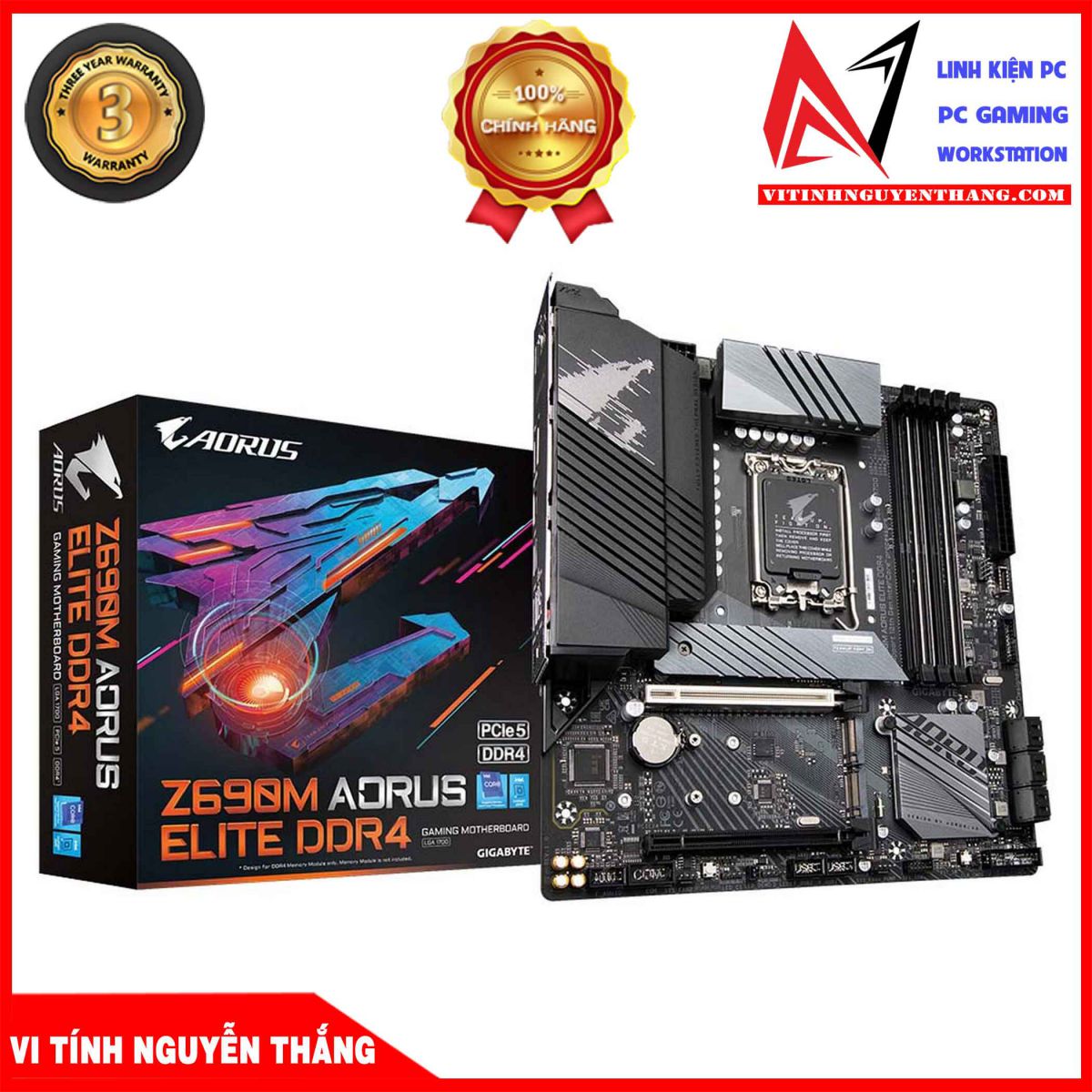 VI TÍNH NGUYỄN THẮNG - mainboard gigabyte z690m aorus ddr4 1700