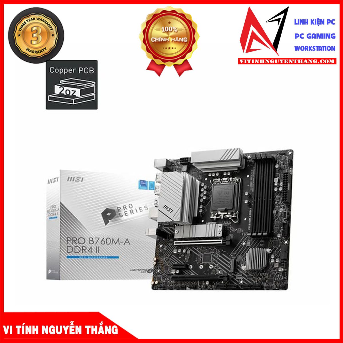 Mainboard MSI Pro B760M-nguyenthang