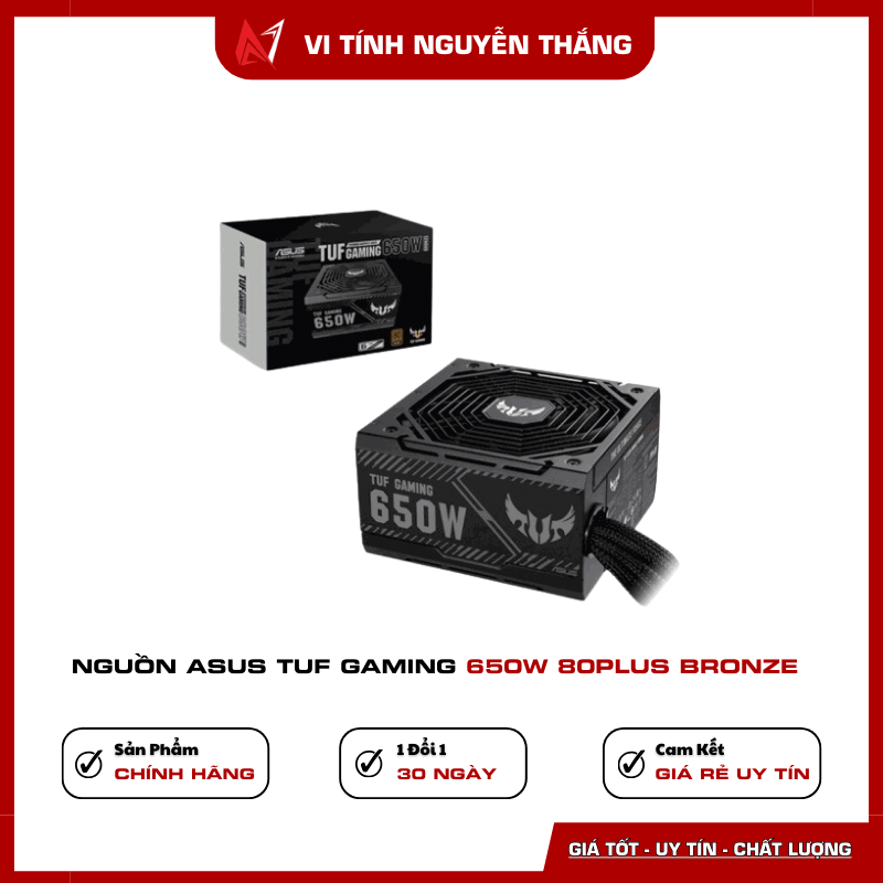 Nguồn ASUS TUF Gaming 650W 80 Plus Bronze