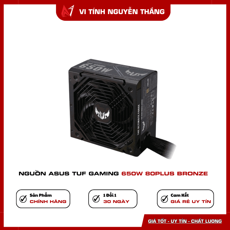 Nguồn ASUS TUF Gaming 650W 80 Plus Bronze