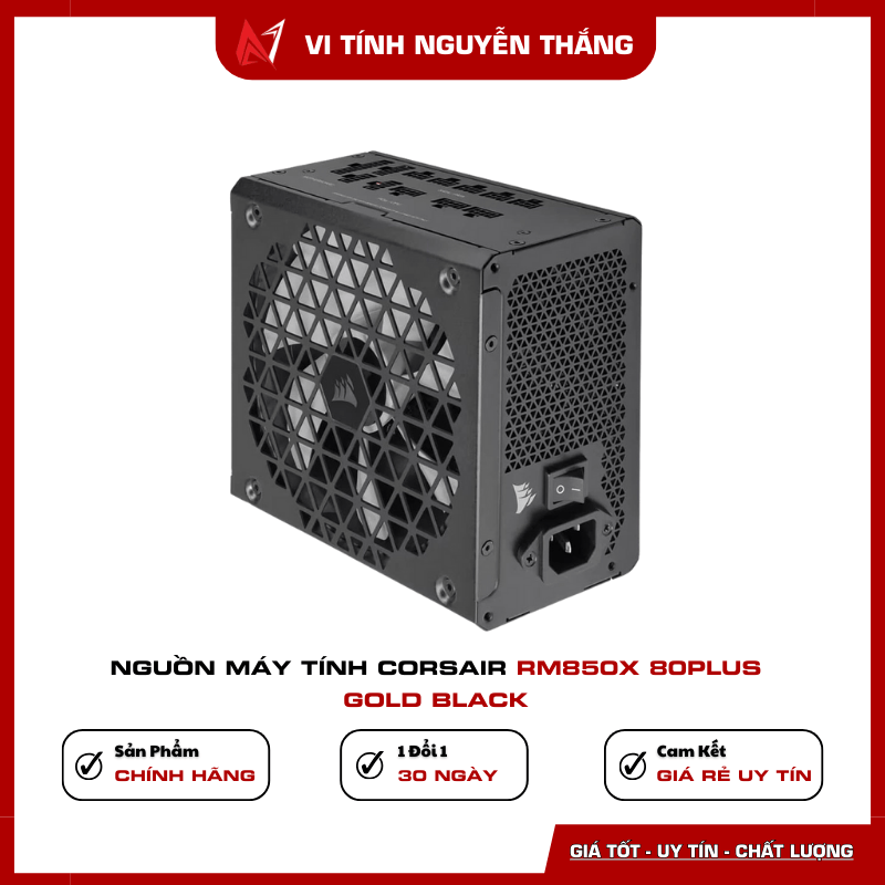 Nguồn Corsair RM850x Quạt 135mm