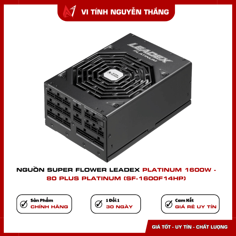 Nguồn Super Flower Leadex Platinum 1600W SF-1600F14HP công suất lớn