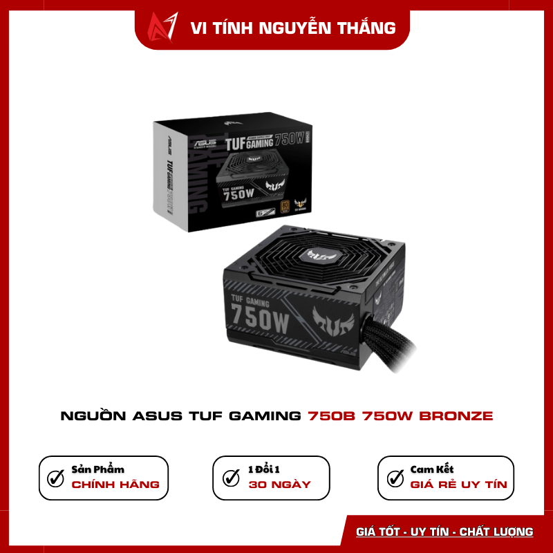 Nguồn ASUS TUF Gaming 750B 750W 80 Plus Bronze