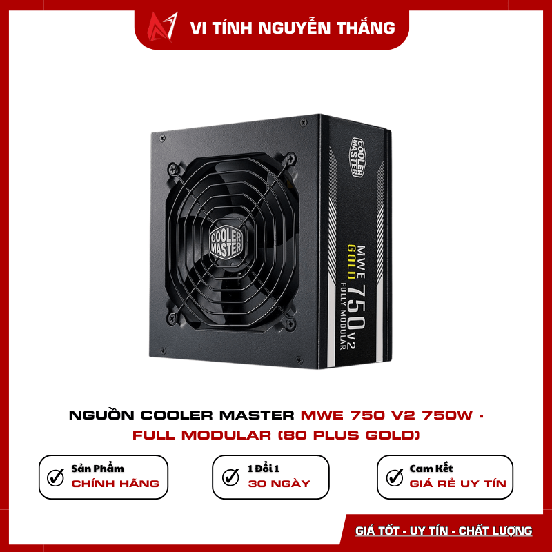 Nguồn Cooler Master MWE 750 V2 Full Modular