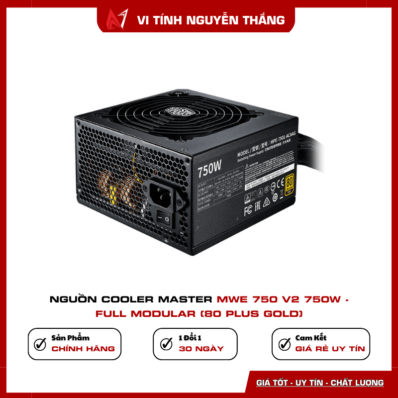 Quạt làm mát Nguồn Cooler Master MWE 750 V2