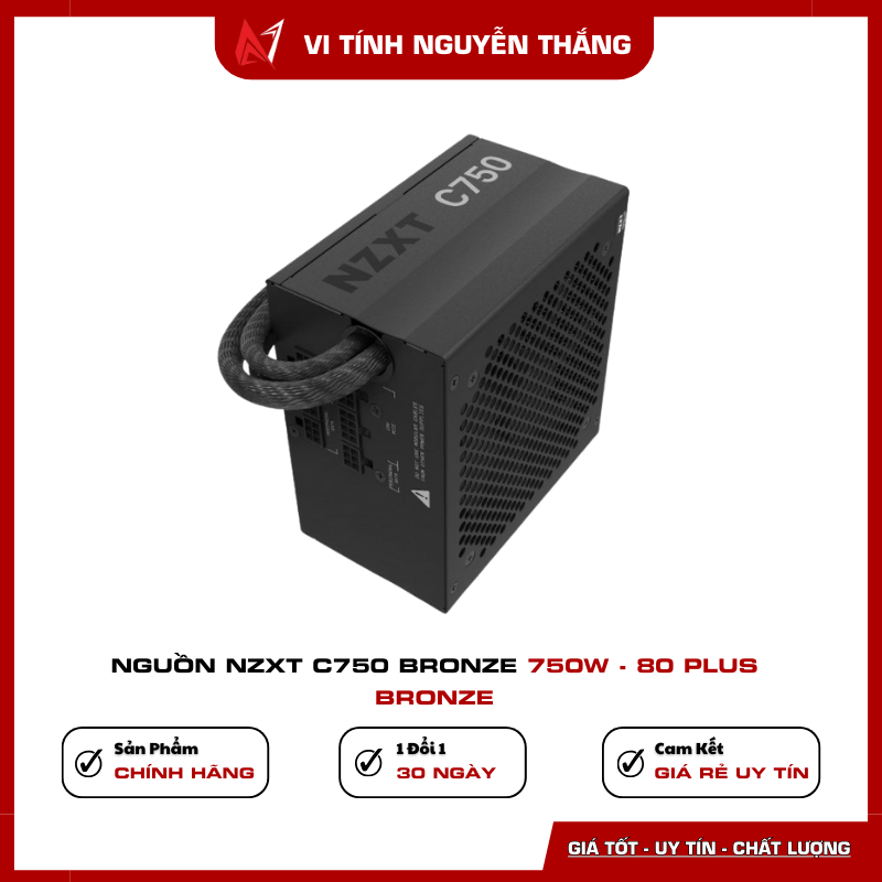 Nguồn NZXT C750 Bronze 750W 80 Plus Bronze