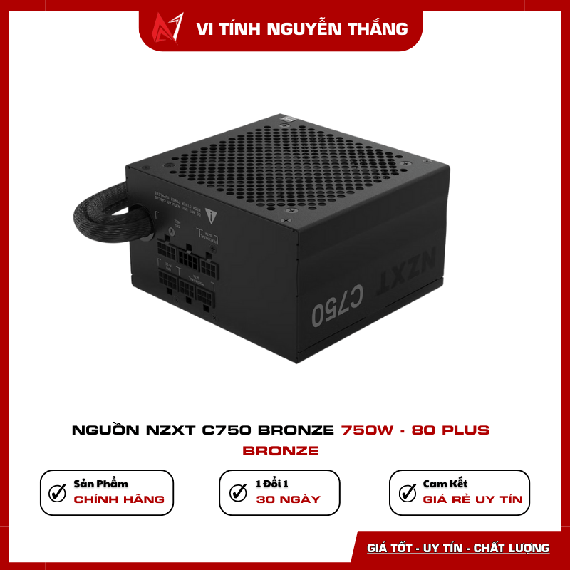 Nguồn NZXT C750 Bronze 750W 80 Plus Bronze