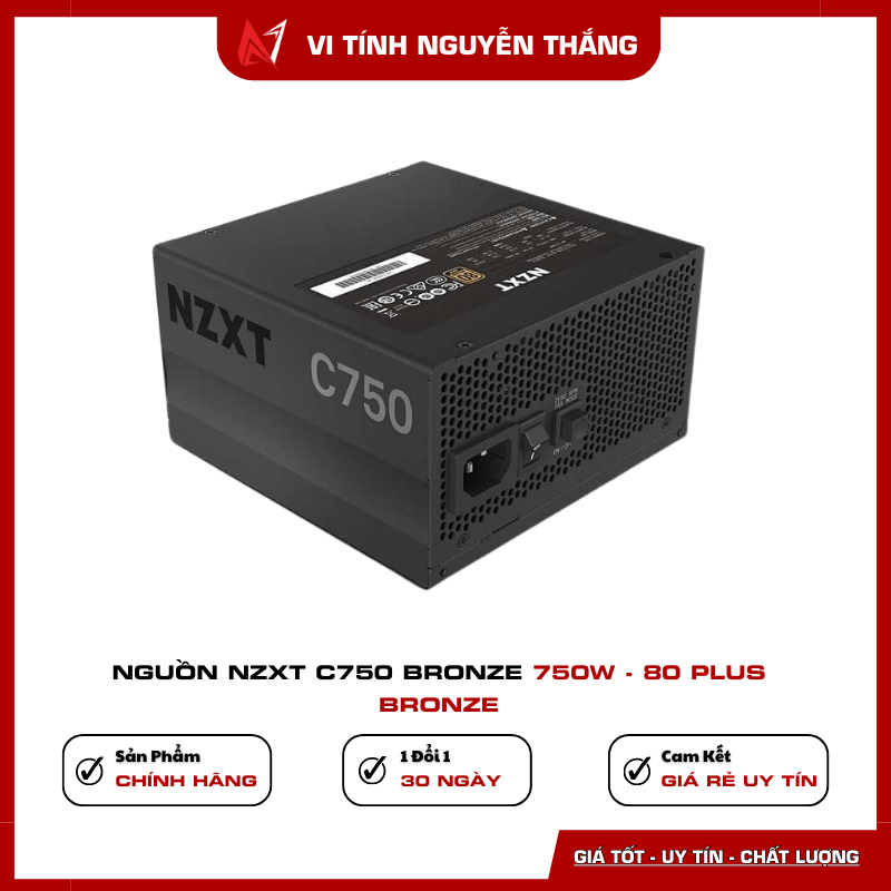 Nguồn NZXT C750 Bronze 750W 80 Plus Bronze