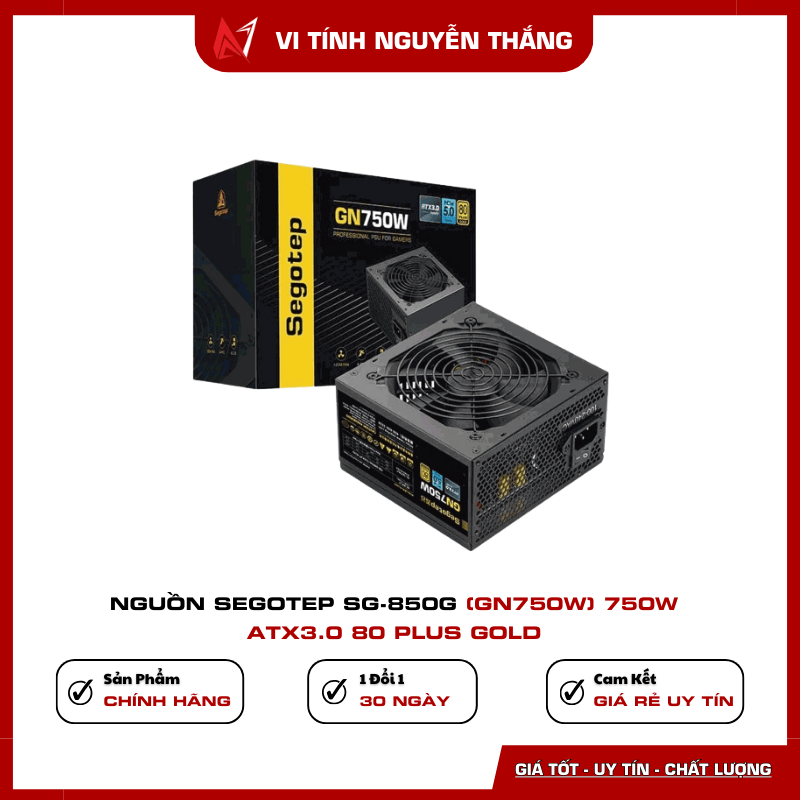 Nguồn Segotep SG-850G GN750W 750W ATX 3.0 80 Plus Gold