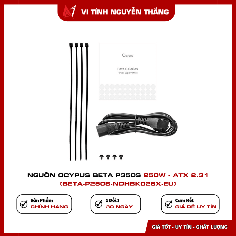 Nguồn máy tính Ocypus Beta P350S 250W cho PC văn phòng