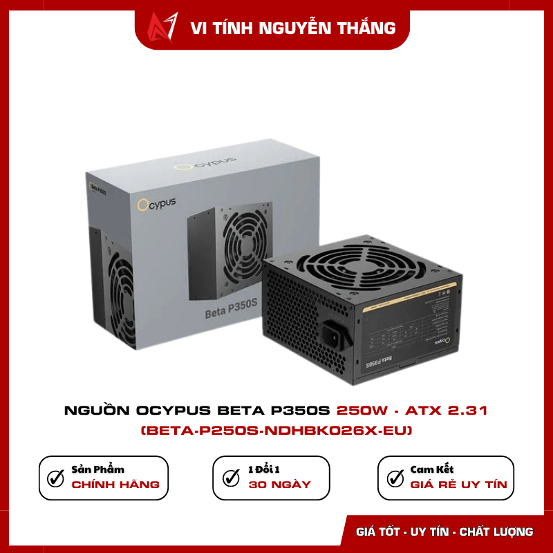 Nguồn Ocypus Beta P350S 250W ATX 2.31