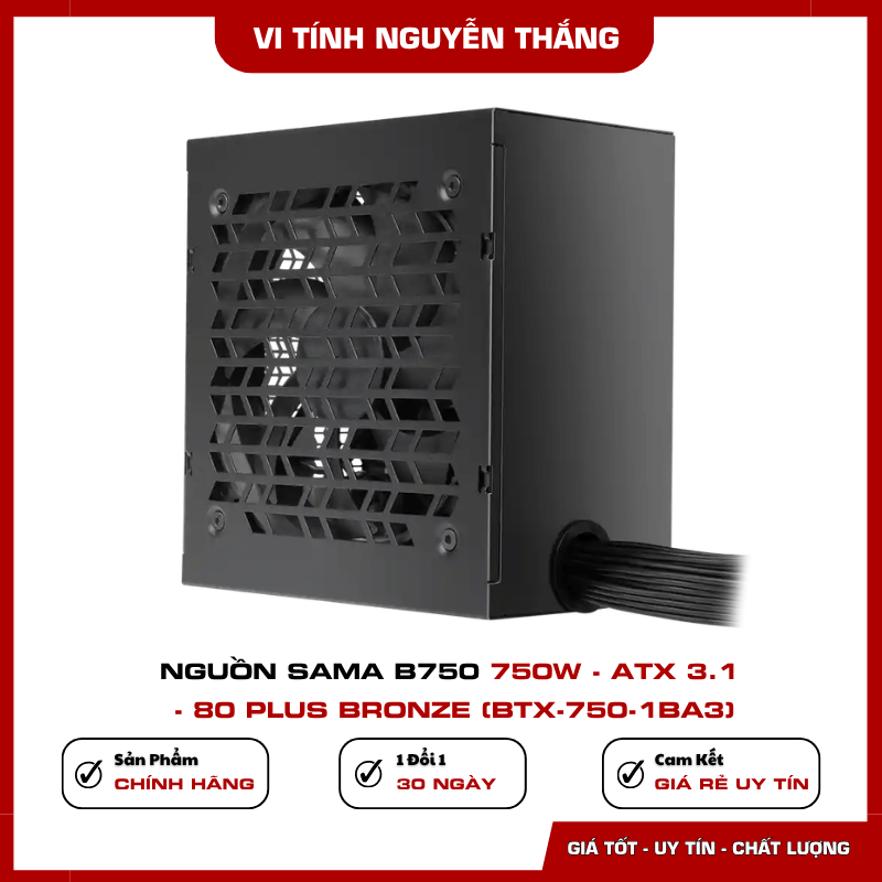 Nguồn SAMA B750 750W dành cho PC gaming