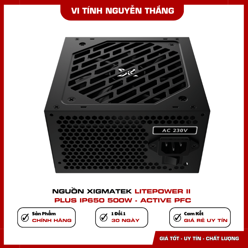 Quạt 120mm nguồn Xigmatek Litepower II Plus iP650