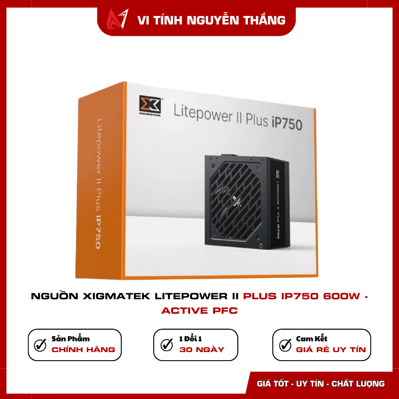 Nguồn Xigmatek Litepower II Plus iP750 600W Active PFC