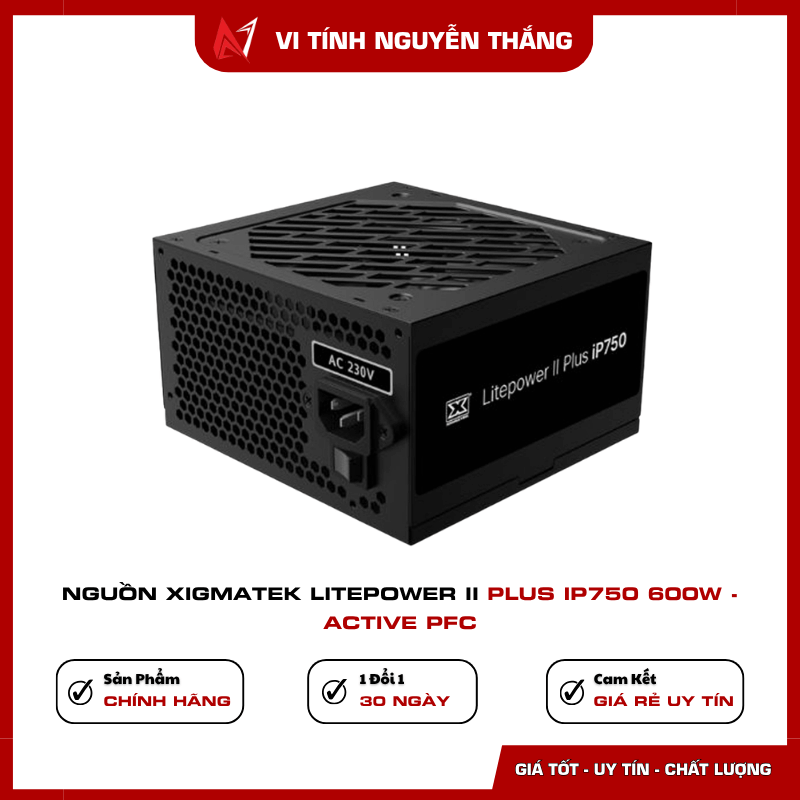 Quạt 120mm trên nguồn Xigmatek Litepower II Plus iP750