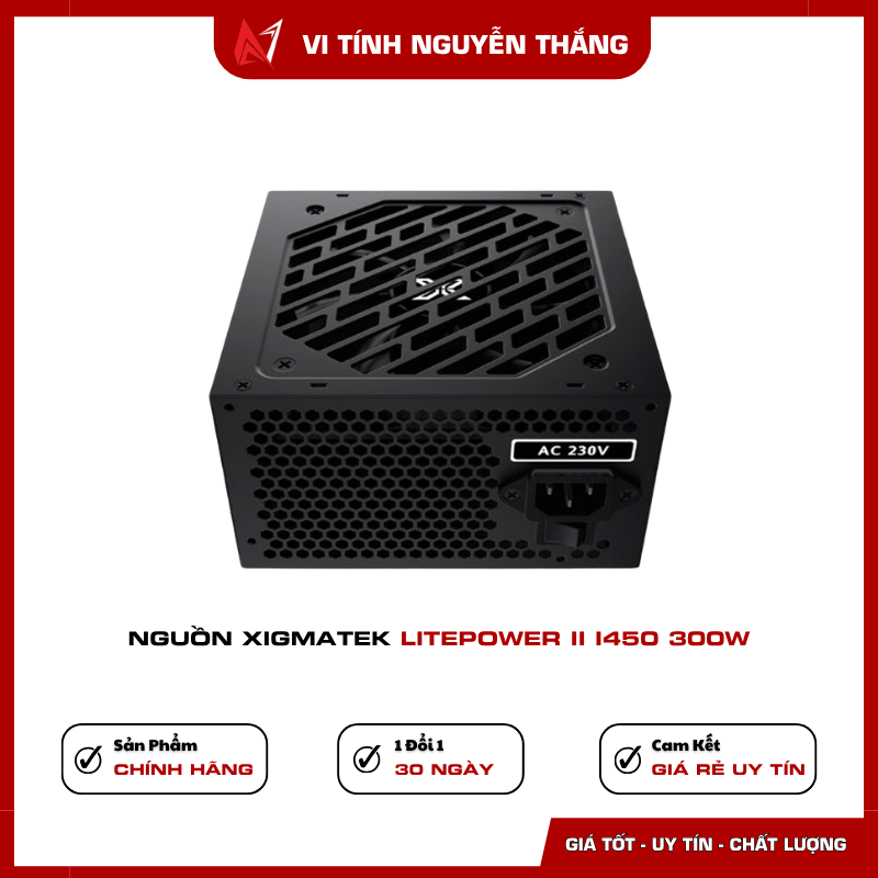 PSU Xigmatek Litepower II i450 300W fan 12cm