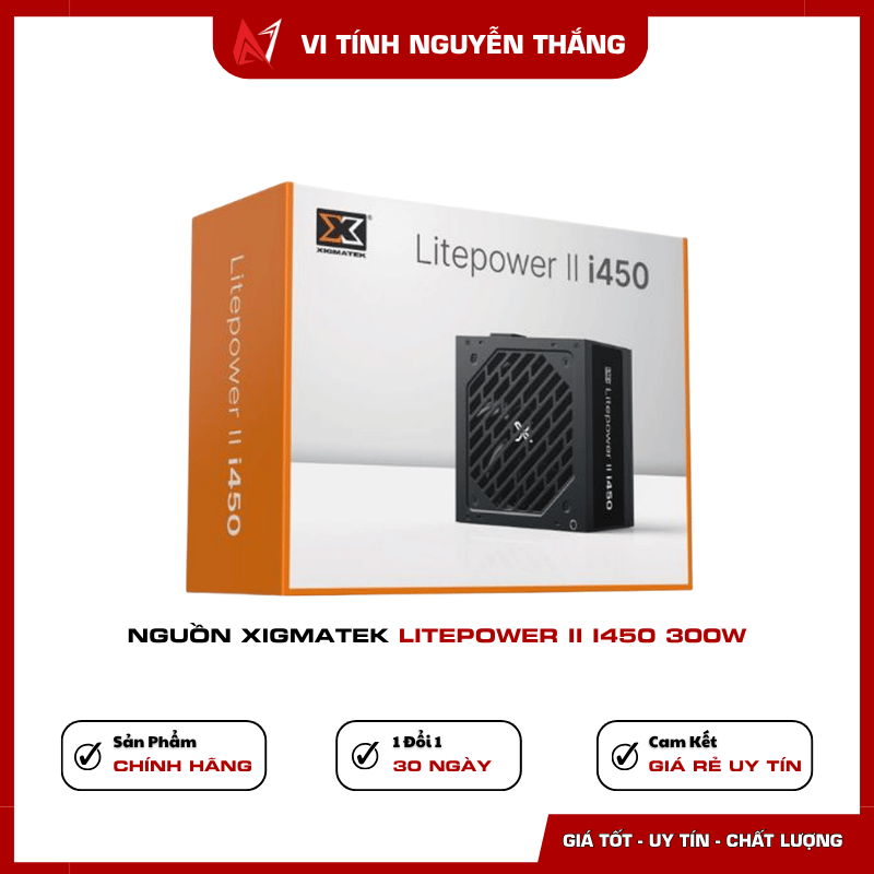Nguồn Xigmatek Litepower II i450 300W cho build PC cơ bản